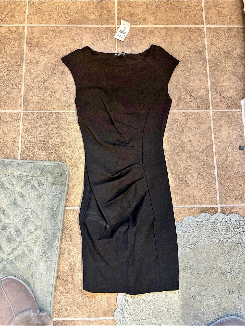 Fashion Nova Black Midi Dress